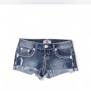 Stylish Dark Blue Jean Shorts